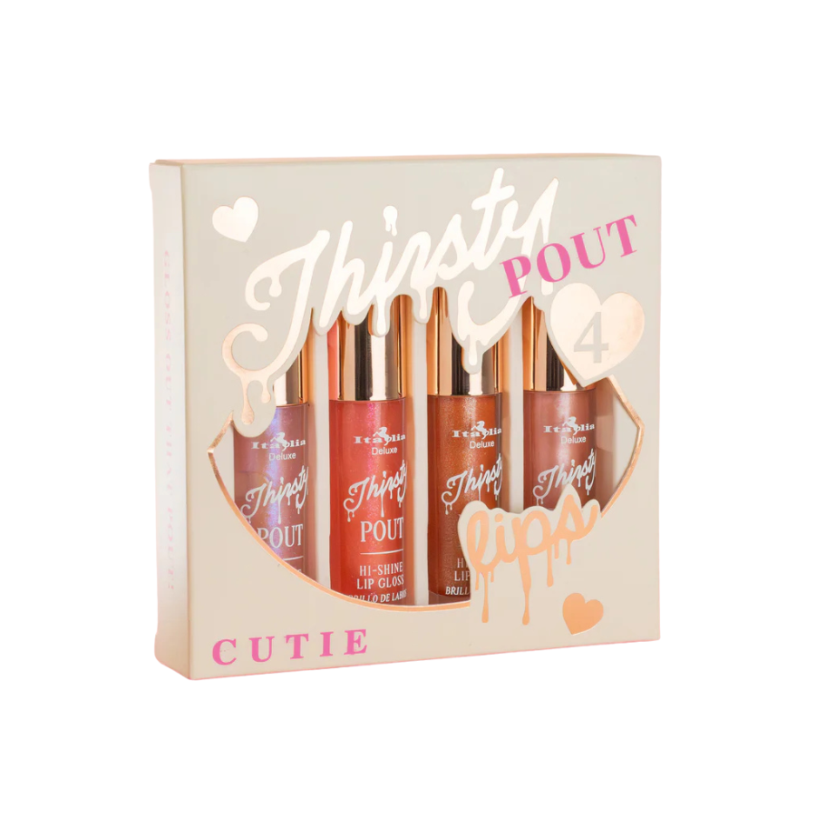 SET DE 4 GLOSS THIRSTY POUT CUTIE