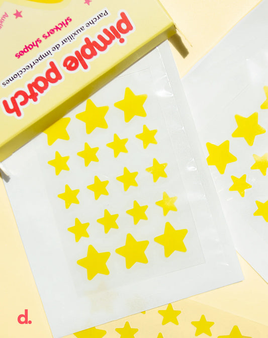 PARCHES ACNÉ ESTRELLAS AMARILLO