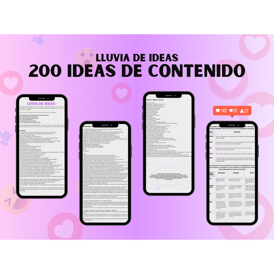 200 IDEAS DE CONTENIDO
