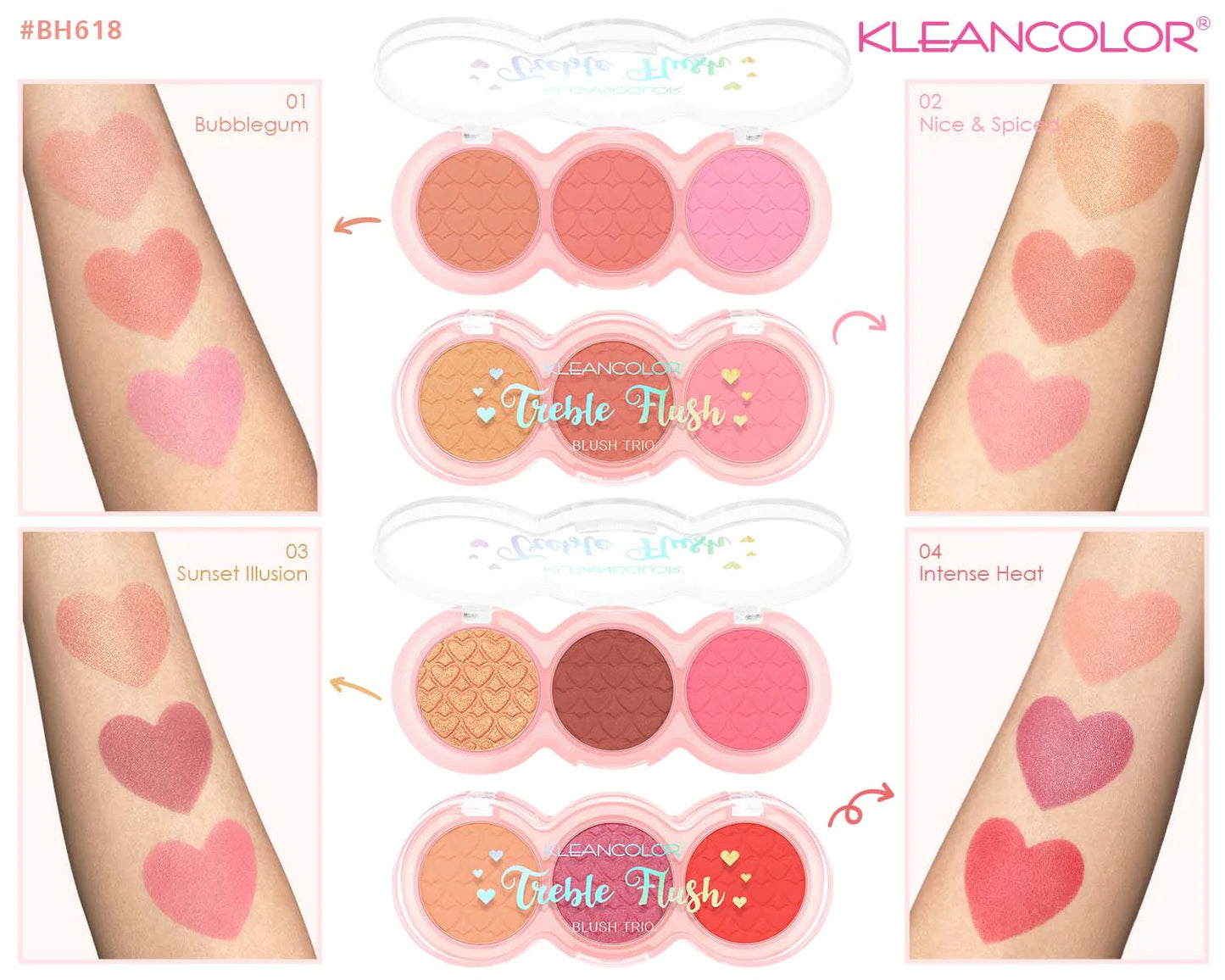 FLUSH BLUSH TRIO