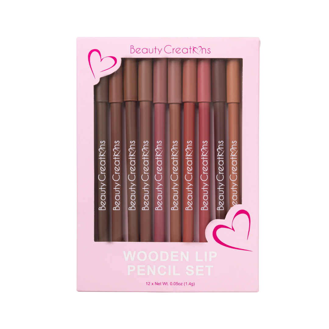 WOODEN LIP PENCIL SET