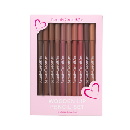 WOODEN LIP PENCIL SET