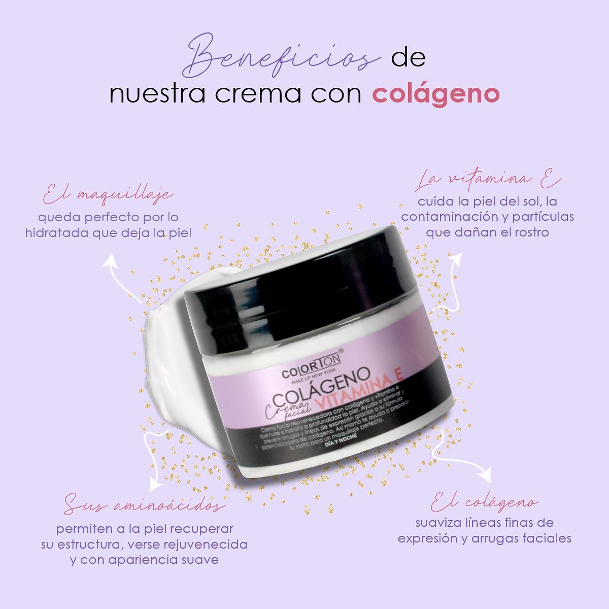 CREMA FACIAL DE COLAGENO Y VITAMINA E